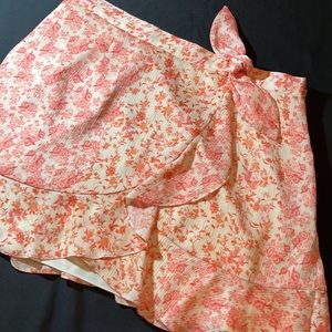 GIANNI BINI 🌸: faux wrap Paloma sweet sorbet ditsy skirt